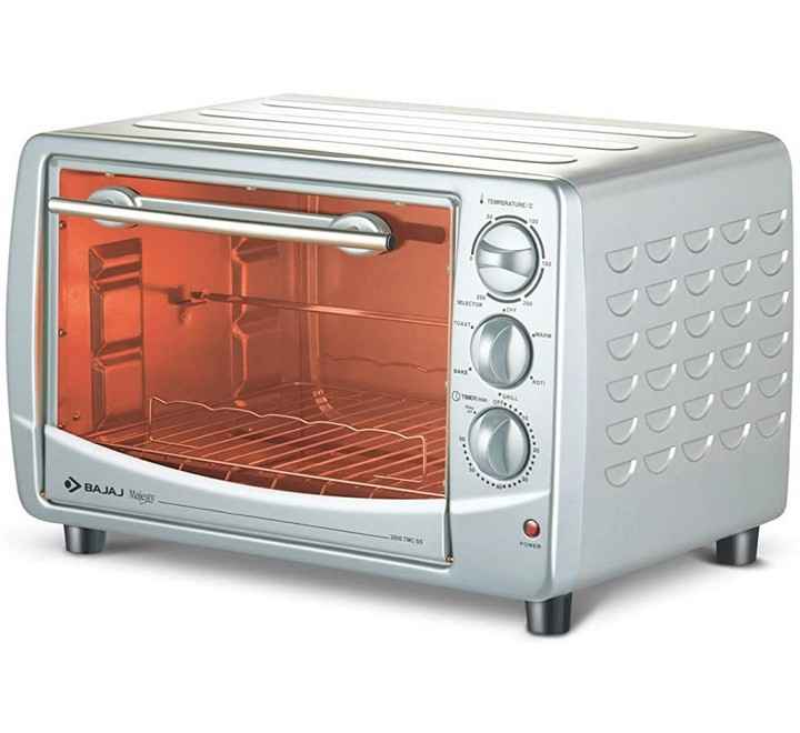Bajaj Majesty 2800 TMCSS 28-Litre Oven Toaster Grill (Silver) (420060 OTG2800)